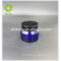 30г Янтарный стеклянную банку косметические jar крем для лица с алюминиевой крышкой